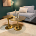 Salontafel Amara Goud Aluminium 45 cm