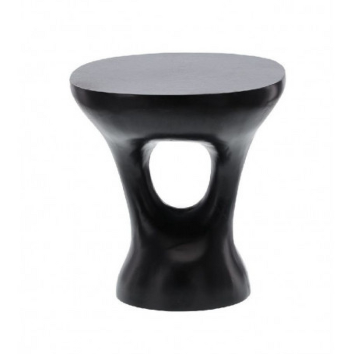 Ronde salontafel Amelie Zwart Aluminium 43 cm