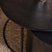Ronde salontafel set Luna Zwart Aluminium 76 cm