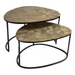 Salontafel set Filou Goud Aluminium 90 cm