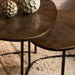 Salontafel set Filou Goud Aluminium 90 cm
