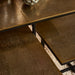 Vierkante salontafel set Joelle Brons Aluminium 70 cm