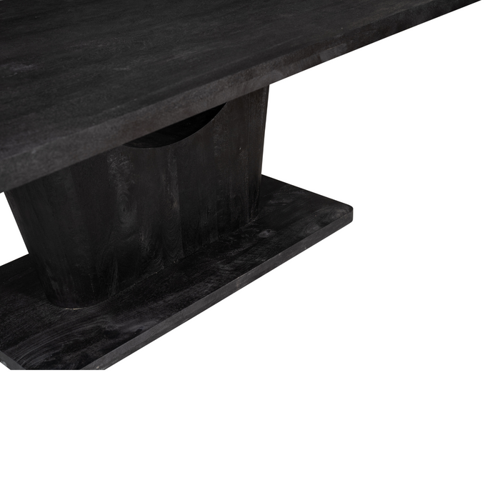 Eettafel Voco Zwart Mangohout 200 cm
