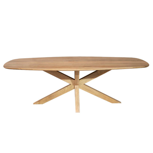 Deens ovale eettafel Nina Naturel Mangohout 210 cm