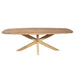 Deens ovale eettafel Nina Naturel Mangohout 240 cm