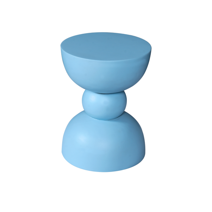 Bijzettafel Jon Blauw Mangohout 30 cm