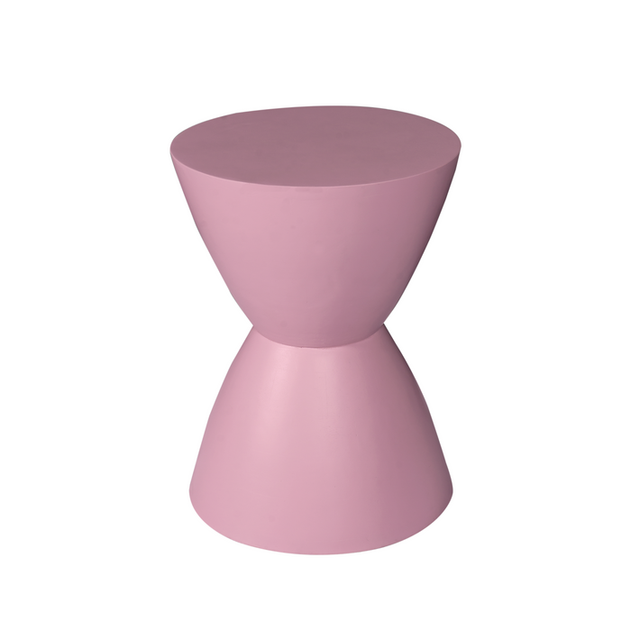 Bijzettafel Abbey Roze Mangohout 33 cm