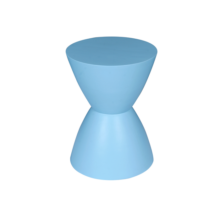 Bijzettafel Abbey Blauw Mangohout 33 cm
