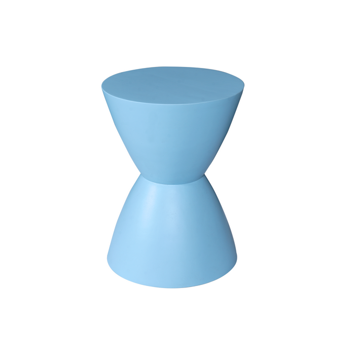 Bijzettafel Abbey Blauw Mangohout 33 cm
