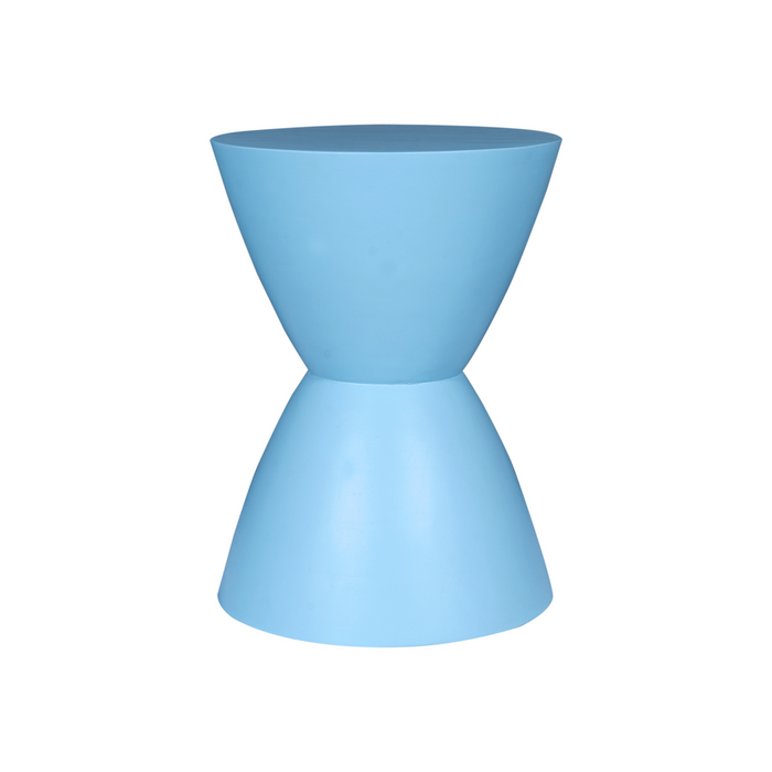 Bijzettafel Abbey Blauw Mangohout 33 cm