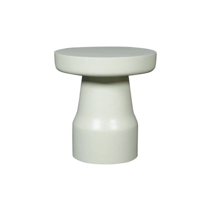 Bijzettafel Drum Groen Mangohout 40 cm