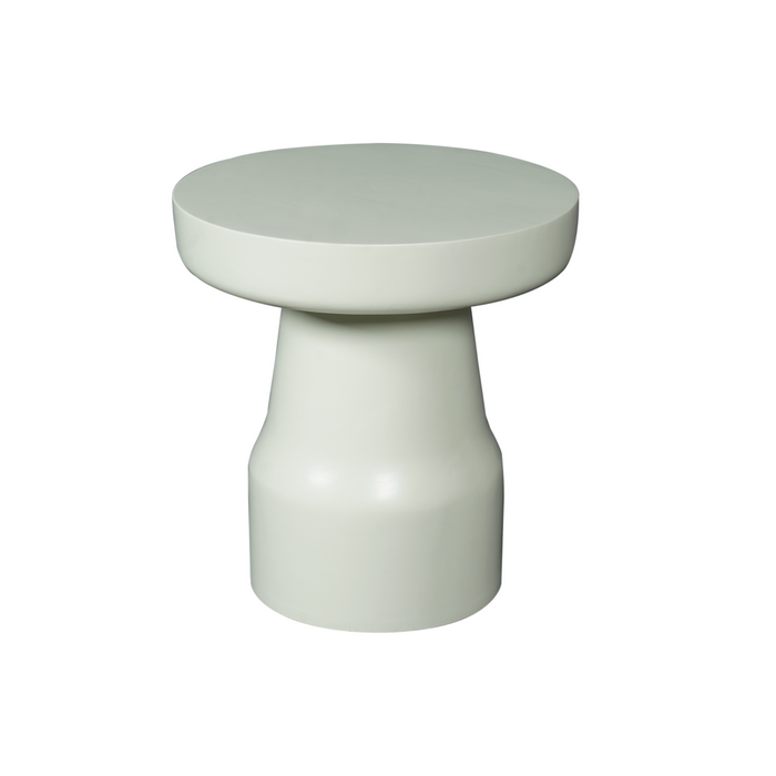 Bijzettafel Drum Groen Mangohout 40 cm
