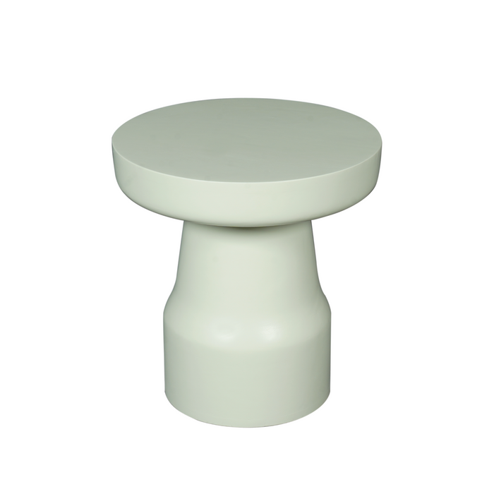 Bijzettafel Drum Groen Mangohout 40 cm