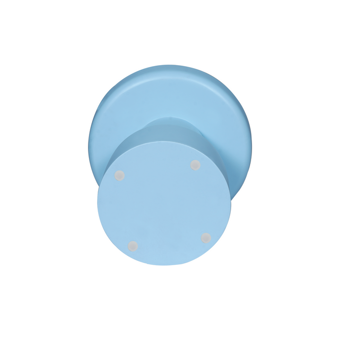 Bijzettafel Drum Blauw Mangohout 40 cm