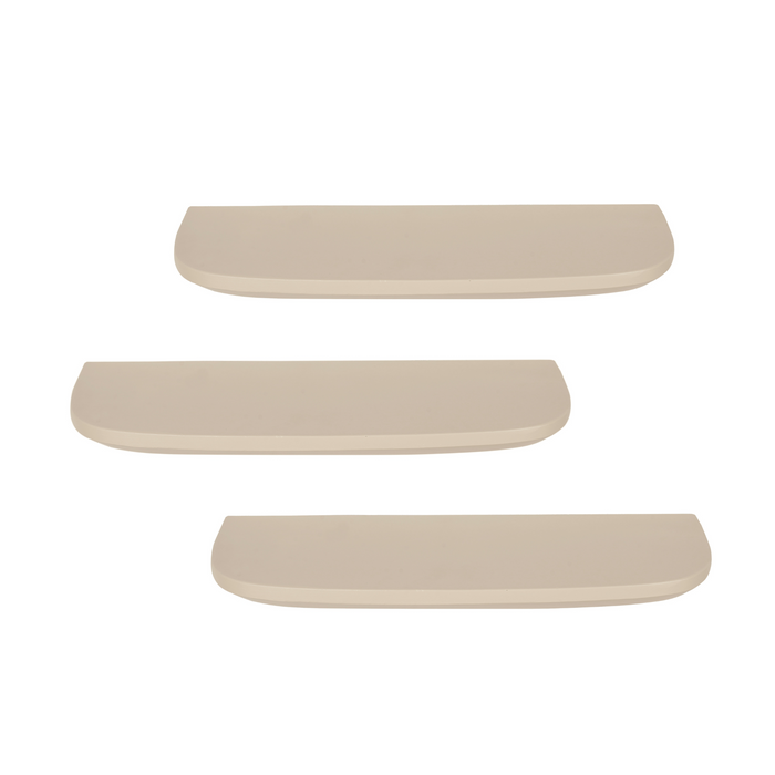 Wandplank Gusta Zand Mangohout Set van 3