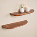 Wandplank set Live Edge Naturel Mangohout 60 cm