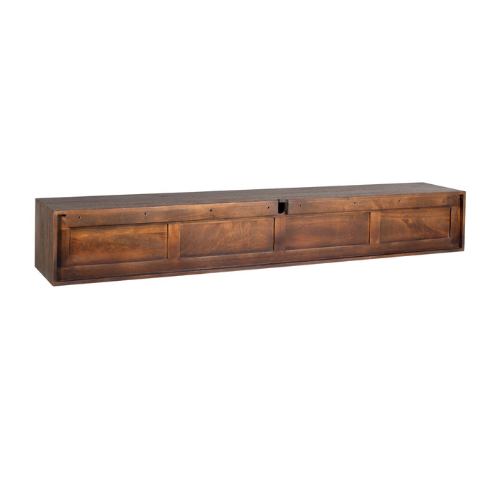 Zwevend tv meubel Vision Bruin Mangohout  240 cm