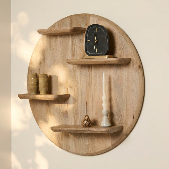 Wandrek Lena Naturel Mangohout 75 cm