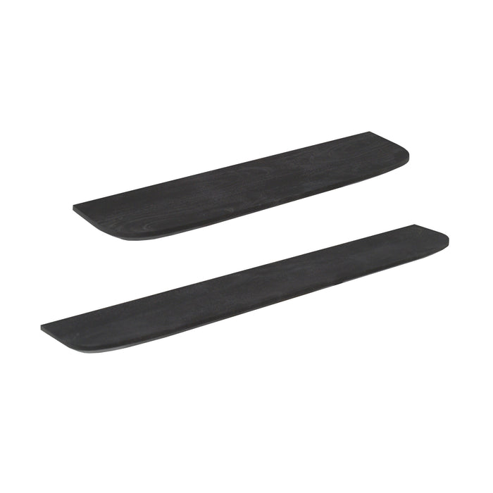 Wandplank Gusta Zwart Mangohout 80 cm