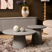 Salontafel Solana Taupe Mangohout 80 cm