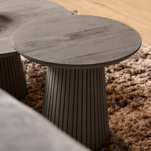 Salontafel Solana Taupe Mangohout 50 cm