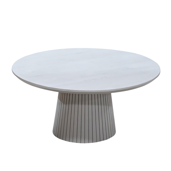 Salontafel Solana Taupe Mangohout 80 cm
