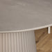 Ronde eettafel Solana Taupe Mangohout 150 cm