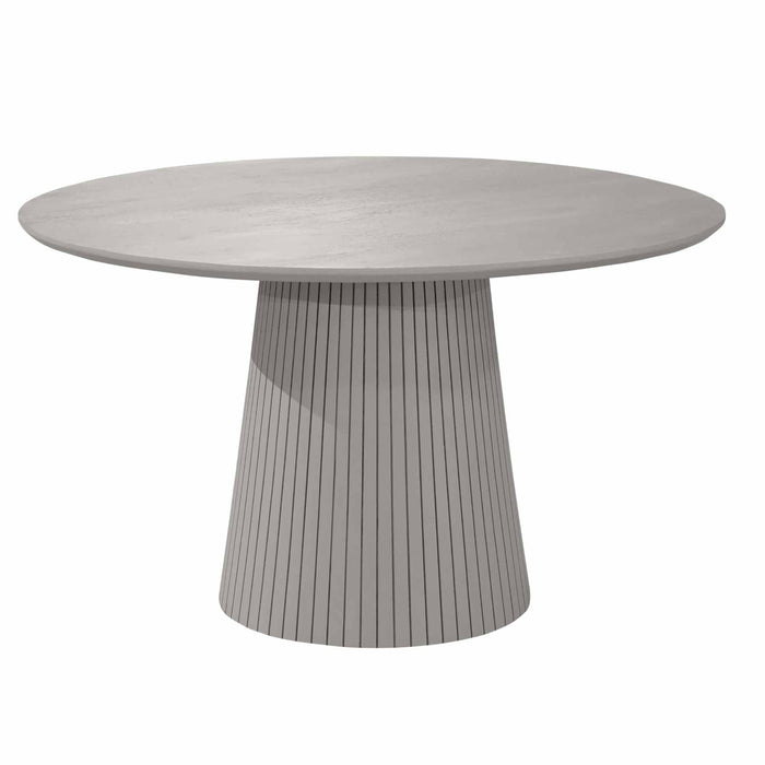 Ronde eettafel Solana Taupe Mangohout 130 cm