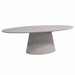 Ovale eettafel Solana Taupe Mangohout 210 cm