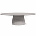 Ovale eettafel Solana Taupe Mangohout 240 cm