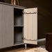Kabinet kast Solana Taupe Mangohout 115 cm