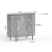 Kabinet kast Solana Taupe Mangohout 115 cm