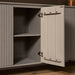 Dressoir Solana Taupe Mangohout 210 cm