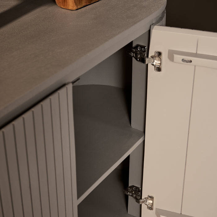 Dressoir Solana Taupe Mangohout 165 cm