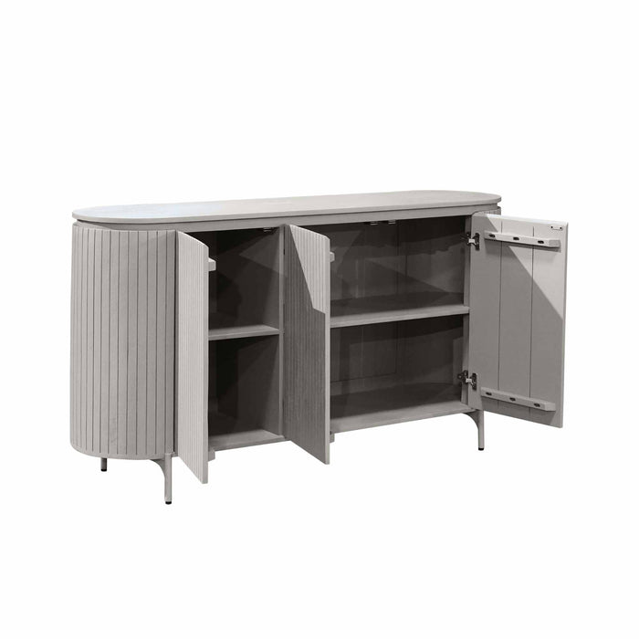 Dressoir Solana Taupe Mangohout 165 cm