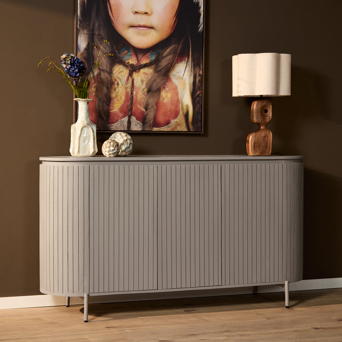 Dressoir Solana Taupe Mangohout 165 cm