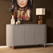Dressoir Solana Taupe Mangohout 165 cm