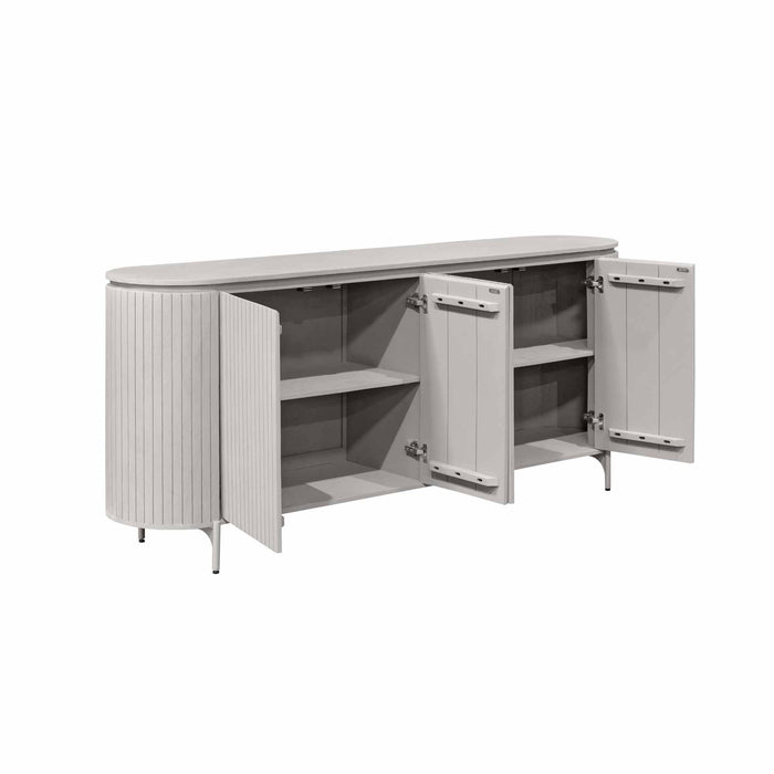 Dressoir Solana Taupe Mangohout 210 cm