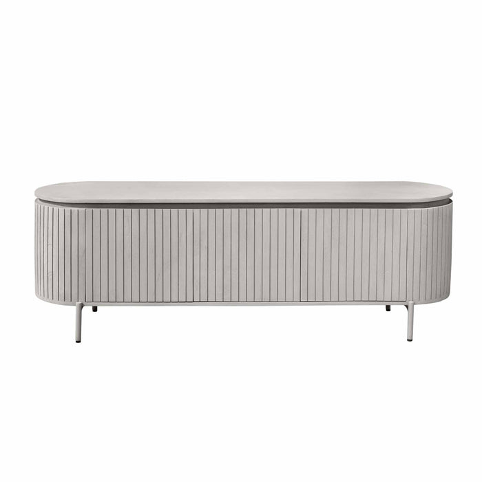Tv meubel Solana Taupe Mangohout 165 cm