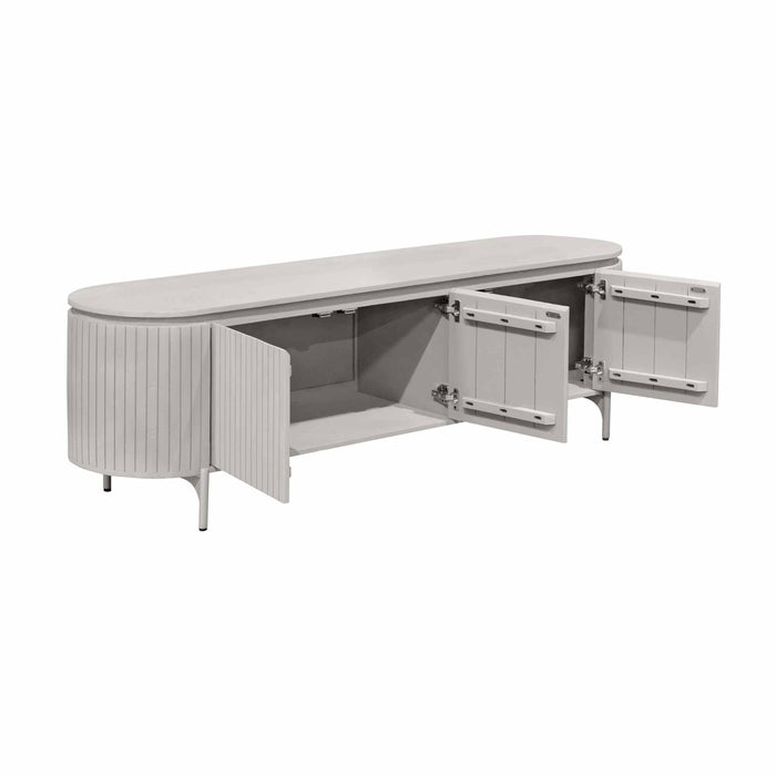 Tv meubel Solana Taupe Mangohout 165 cm