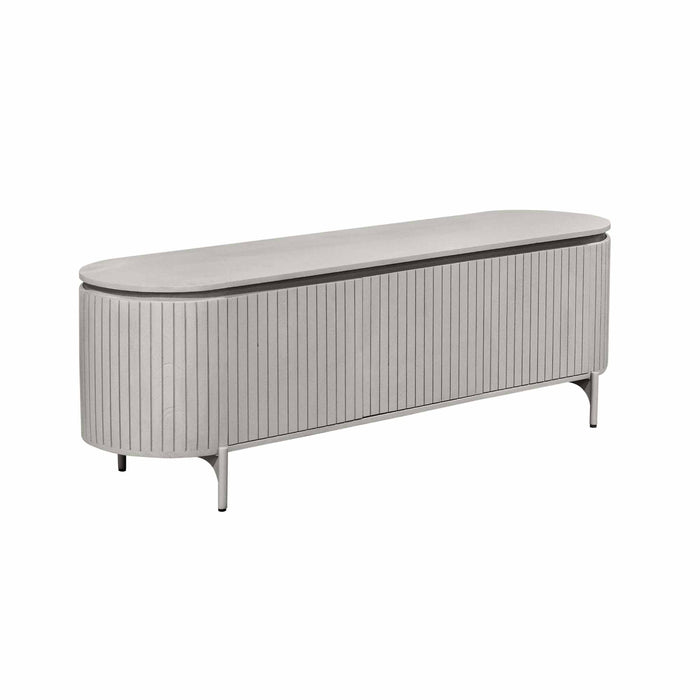 Tv meubel Solana Taupe Mangohout 165 cm