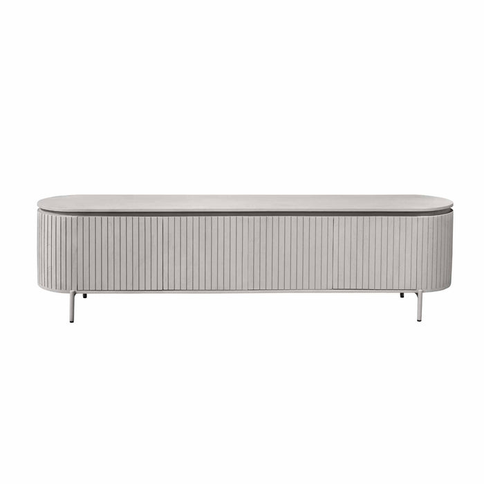 Tv meubel Solana Taupe Mangohout 210 cm