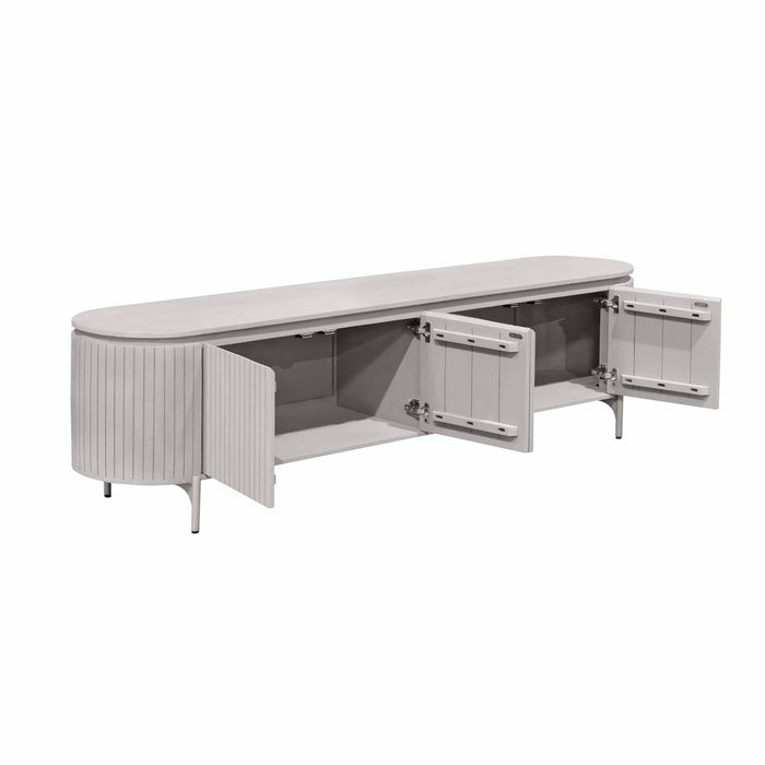 Tv meubel Solana Taupe Mangohout 210 cm