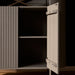 Wandkast Solana Taupe Mangohout 115 cm