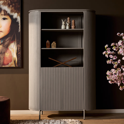 Wandkast Solana Taupe Mangohout 115 cm