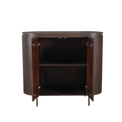 Kabinet kast Solana Bruin Mangohout 115 cm