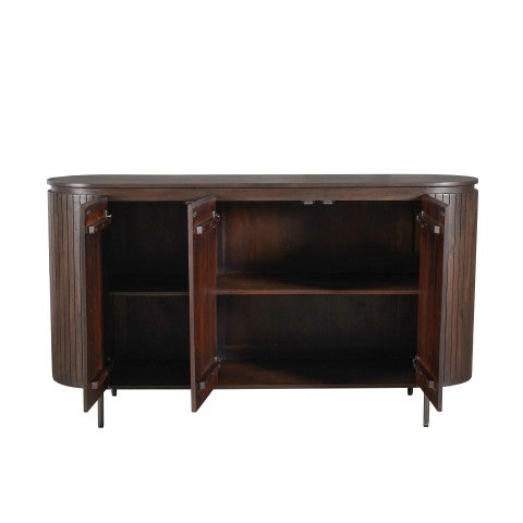 Dressoir Solana Bruin Mangohout 165 cm