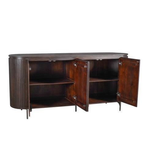 Dressoir Solana Bruin Mangohout 210 cm