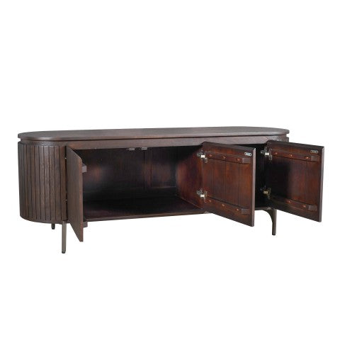 Tv meubel Solana Bruin Mangohout 165 cm