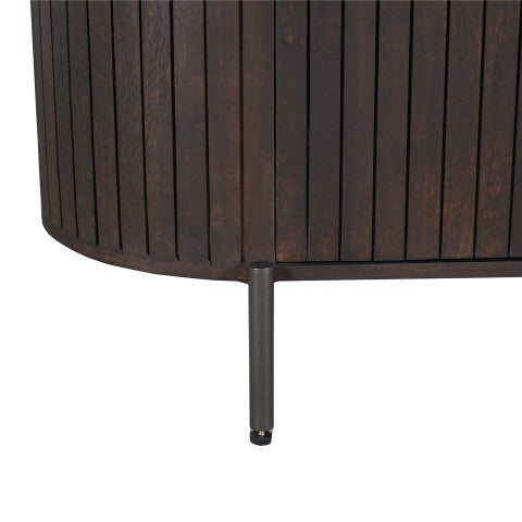 Tv meubel Solana Bruin Mangohout 165 cm
